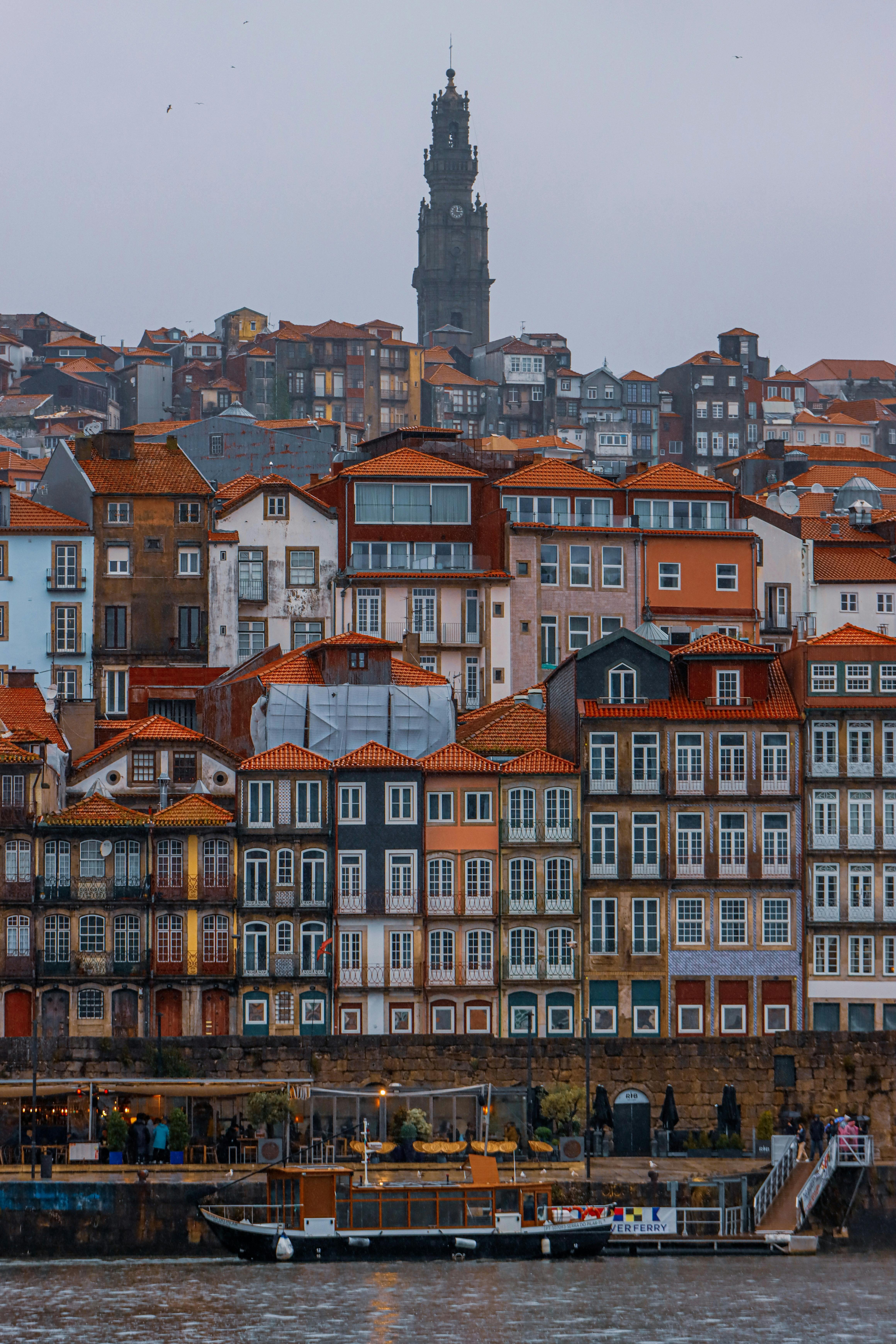 Colorful buildings in Ribeira district
